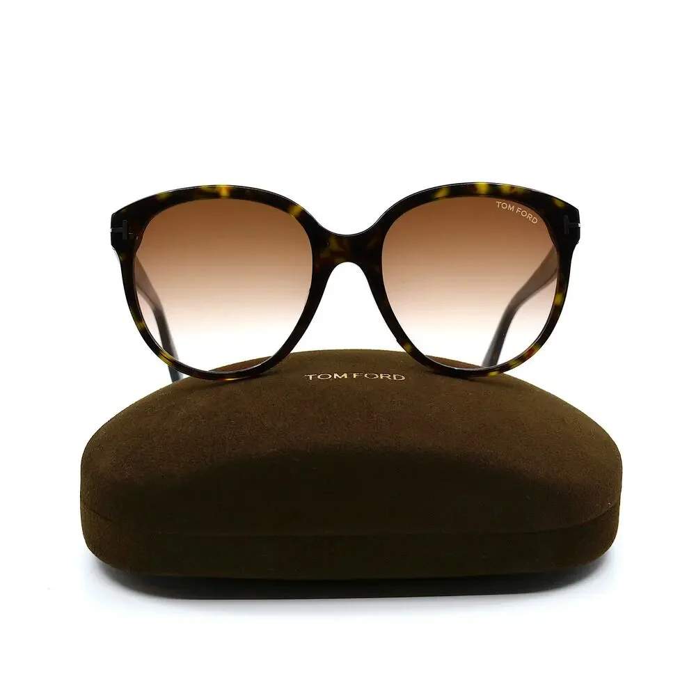 TOM FORD TF957-D 52F HAVANA BROWN GRADIENT AUTHENTIC SUNGLASSES - Picture 5 of 14
